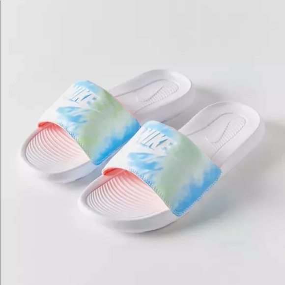 women's nike tie dye slides